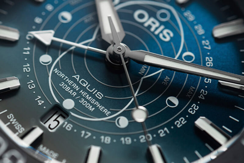 オリス（ORIS）AQUIS(アクイス) ダットワット リミテッドエディション 761 7765 4185-Set 腕時計 世界限定2009本