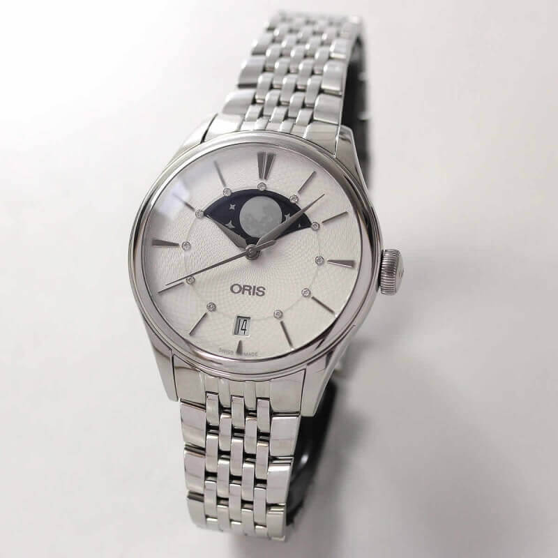 ORIS(オリス) アートリエ グランデリュヌ ムーンフェイズ 女性用 763 7723 4051-07 8 18 79/腕時計