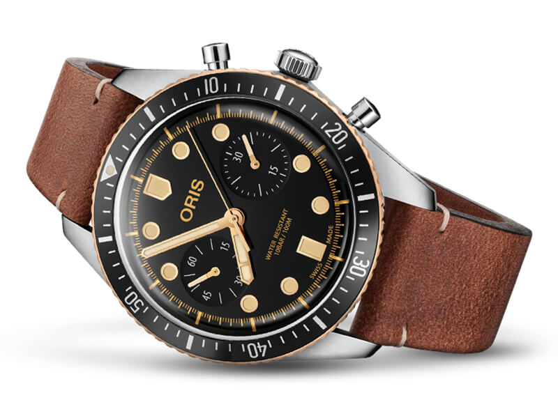 オリス(Oris)ダイバーズ65（Divers Sixty-Five）クロノグラフ 771 7744 4354-07 5 21 45 腕時計