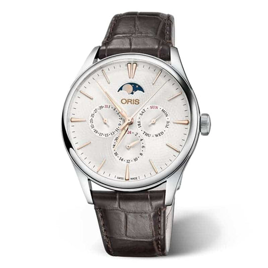 Oris(オリス) Artelier(アートリエ) コンプリケーション/ダークブラウンレザーベルト/ 781 7729 4031-07 5 21 65FC　腕時計