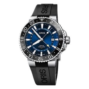 オリス/Oris/ダイビング/アクイス/GMTデイト/798.7754.4135 ラバーベルト 腕時計