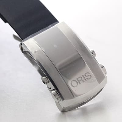 オリス/Oris/ダイビング/アクイス/GMTデイト/798 7754 4135-07 4 24 65EB ラバーベルト 腕時計