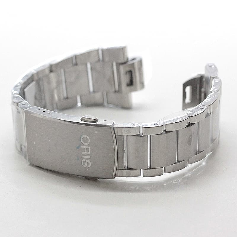 オリス Oris アクイス AQUIS キャリバー400 腕時計 専用 ステンレスベルト（バックル付き 43.5mmケースサイズ用）