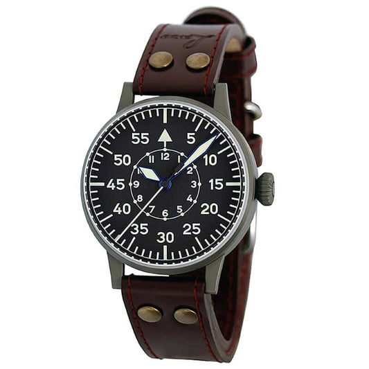 ラコ（Laco) オリジナルパイロットウォッチ Laco210手巻 き式 ドルトムント 日本限定 バイクライダースモデル 861751LB 腕時計