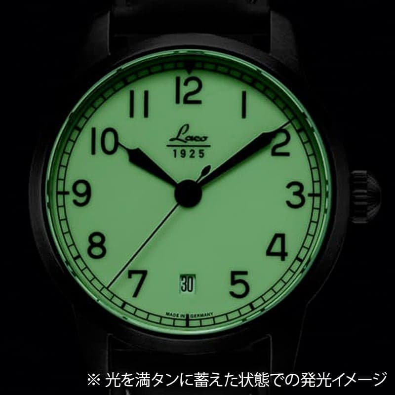 ラコ（Laco) ネイビーウォッチ Laco21系 自動巻 モナコ 861804 腕時計