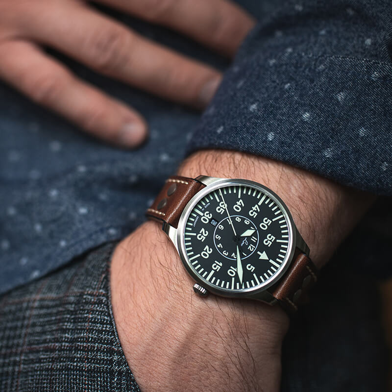 ラコ（Laco) PILOT Zurich パイロット チューリッヒ.2.D 40 腕時計 861806.2.D