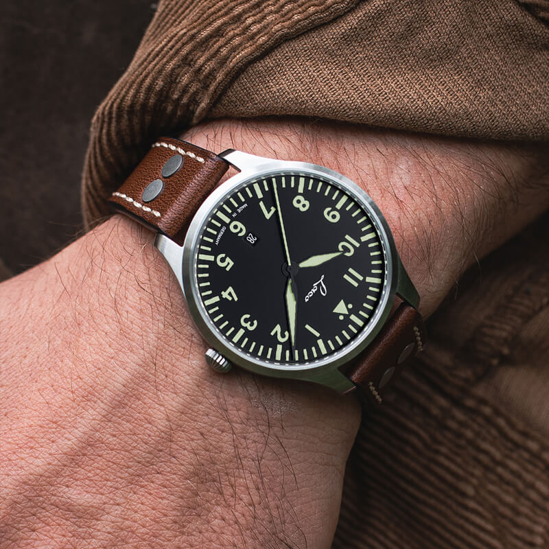 ラコ（Laco) PILOT Genf パイロット ゲンフ.2.D 40 腕時計 861807.2.D