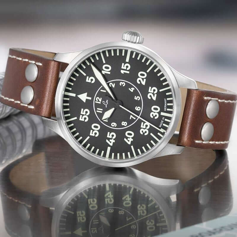 ラコ（Laco) パイロットウォッチ Laco21系 自動巻 アーヘン39　861990　腕時計
