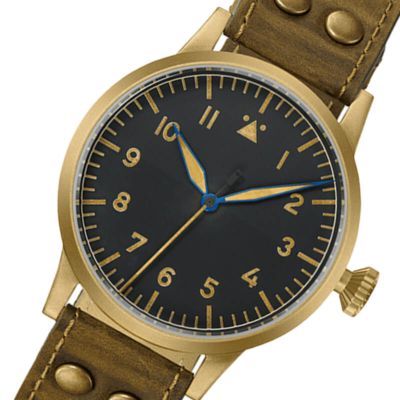 ラコ（Laco) オリジナルパイロットウォッチ Laco 210 手巻き ヴェスターラント ブロンズ 腕時計 862087