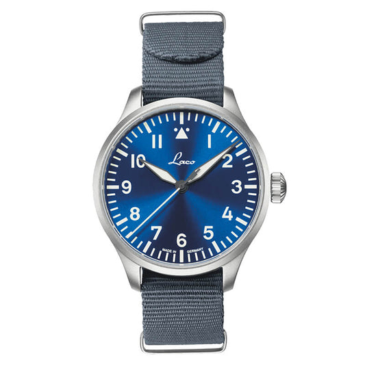 ラコ（Laco) パイロットウォッチ Laco21系 自動巻 アウクスブルク39 ブラウシュトゥンデ 862102　腕時計