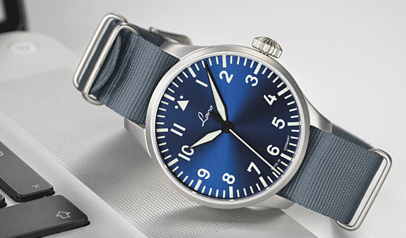 ラコ（Laco) パイロットウォッチ Laco21系 自動巻 アウクスブルク39 ブラウシュトゥンデ 862102　腕時計