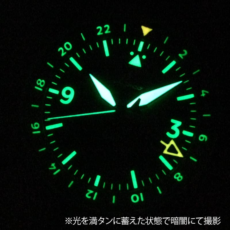 ラコ（Laco)フランクフルト（Frankfurt）シュハルツ Laco93 GMT 自動巻き 862120 腕時計 ブラック