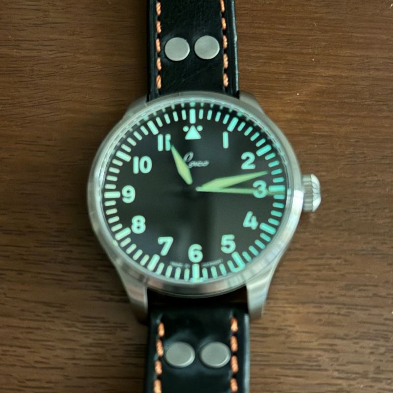 Laco(ラコ) パイロットウォッチ LACO 21系 自動巻き ネアペル39 腕時計 862129