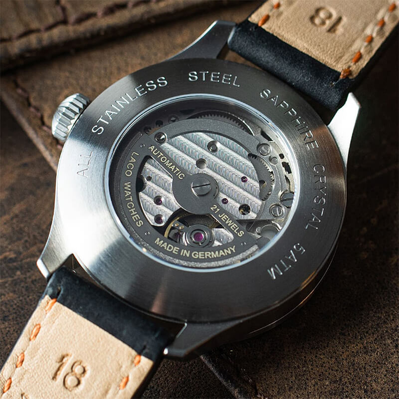 Laco(ラコ) パイロットウォッチ LACO 21系 自動巻き パレルモ39 腕時計 862130