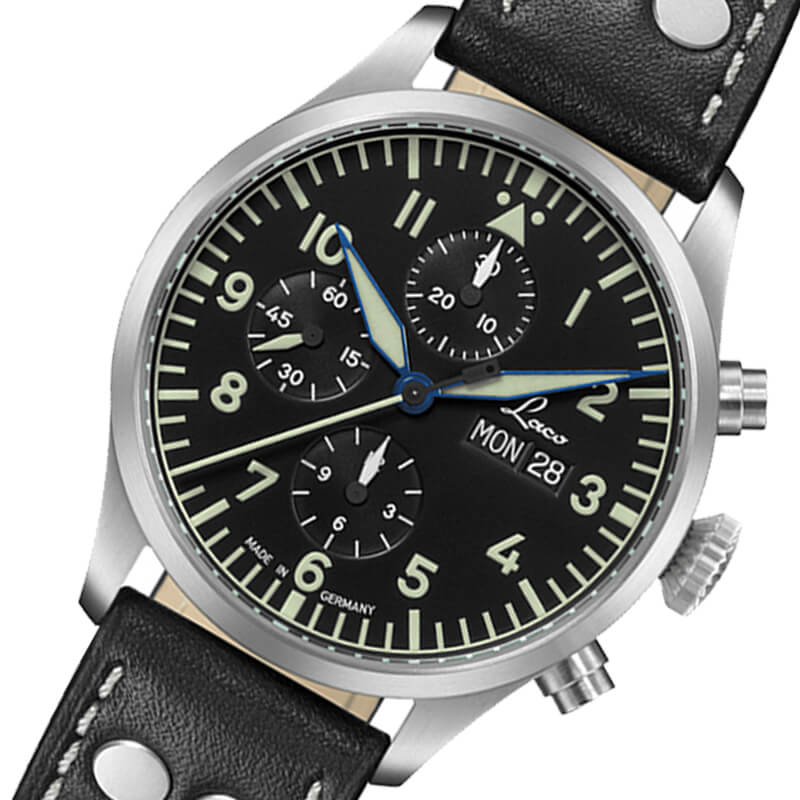 ラコ（Laco) クロノグラフウォッチ Laco500 自動巻き Kiel.2