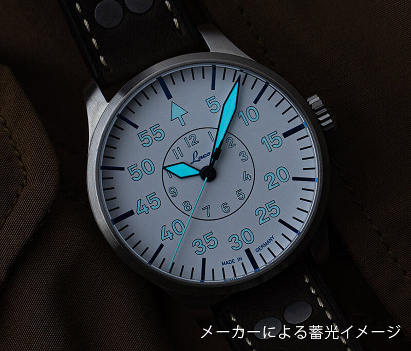 Laco ラコ PILOT Aachen42 Polar(パイロット アーヘン42 ポーラー ) 自動巻き 腕時計 862157