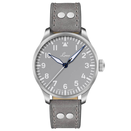 Laco (ラコ) パイロット アウクスブルク42 グラウ 自動巻き グレー 42mm 腕時計 862158