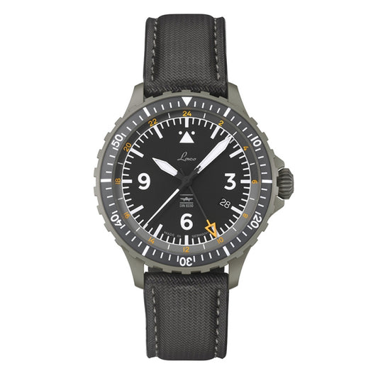 Laco DIN8330 ドイツ工業規格認定 腕時計 パイロットウォッチ ハンブルク GMT 862165