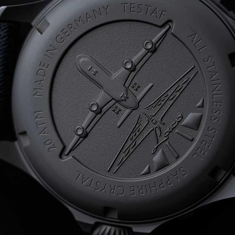 Laco DIN8330 ドイツ工業規格認定 腕時計 パイロットウォッチ ハンブルク GMT 862165