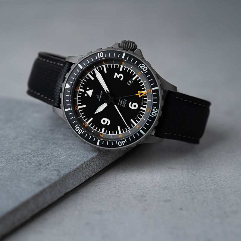 Laco DIN8330 ドイツ工業規格認定 腕時計 パイロットウォッチ ハンブルク GMT 862165