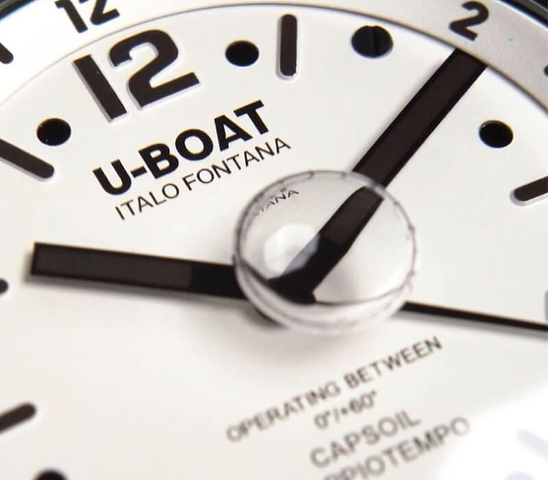 U-BOAT（ユーボート）/CAPSOIL DOPPIOTEMPO(カプソイル・ドッピオテンポ)/ブラックDLC/腕時計 8889R
