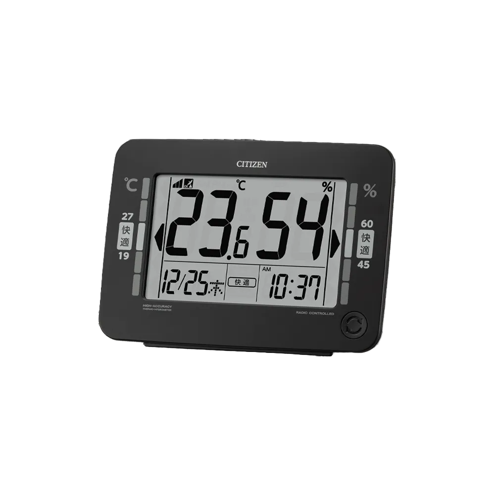 8RZ232-002 環境目安付き高精度デジタル温湿度計