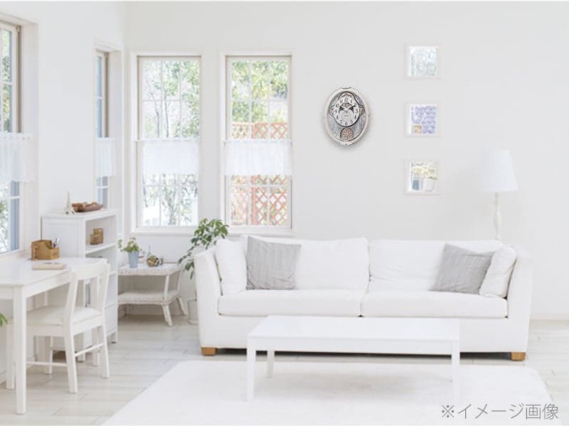 RHYTHM リズム SmallWorld 電波 からくり 掛け時計 スモールワールド