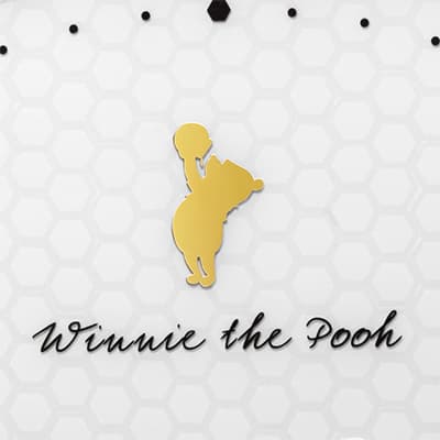 RHYTHM リズム 電波掛け時計 Disney くまのプーさん 8MY542MC03 – 正美