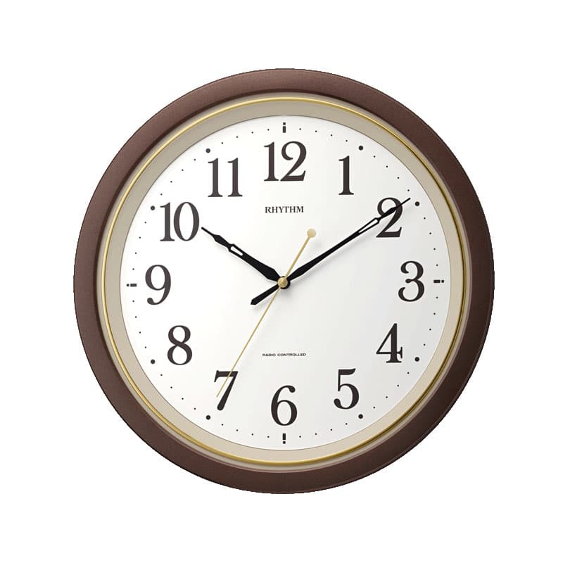 RHYTHM リズム 電波 掛け時計 フィットウェーブ 8MY564SR06