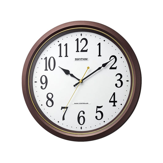 RHYTHM リズム 電波 掛け時計 フィットウェーブ 8MY565SR06