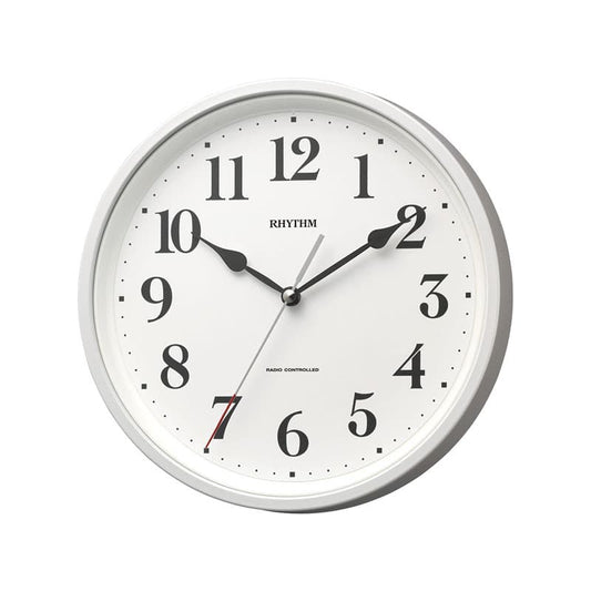 RHYTHM リズム 電波 掛け時計 フィットウェーブ 8MY566SR03