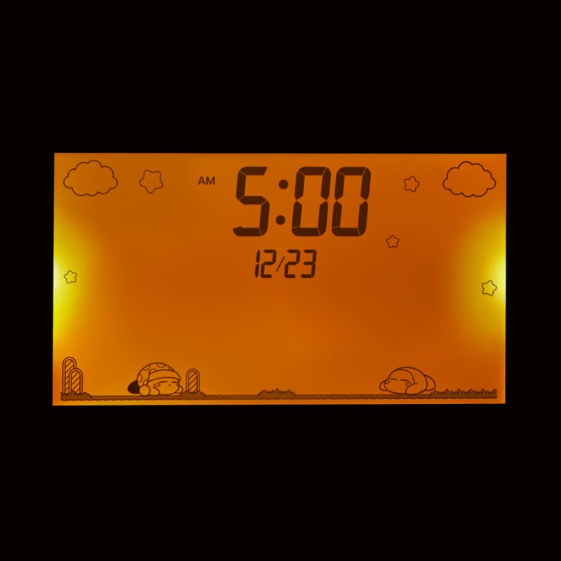 RHYTHM リズム アラームデジタルR81 星のカービィ 置き時計【8RDA81KB03】