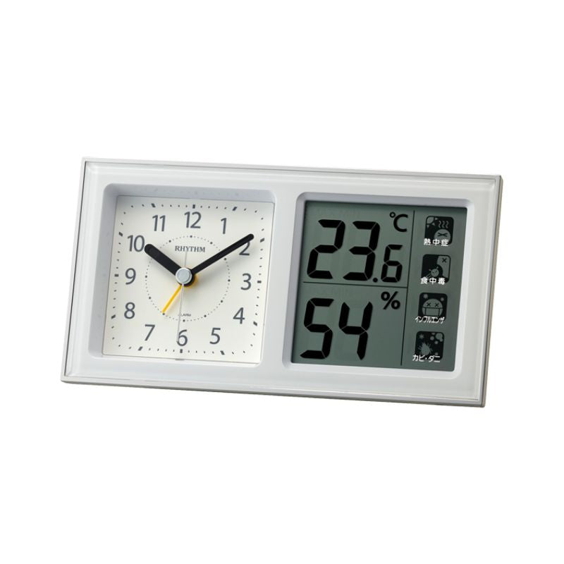 Citizen Alarm Clock (with Thermometer and Hygrometer) [8RE678SR03