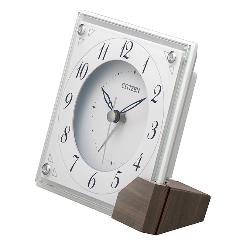CITIZEN シチズン アラーム付き クオーツ 置き時計　8RG625-003　白