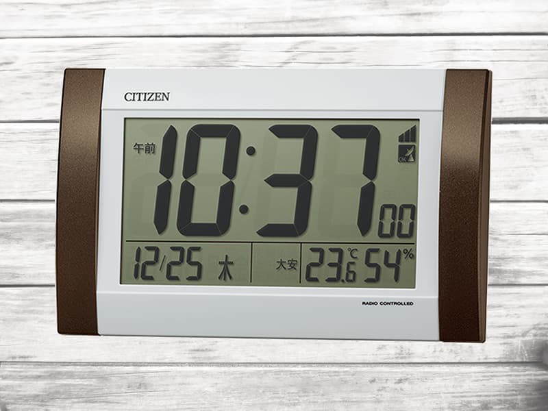 CITIZEN シチズン デジタル 電波 掛け置き兼用 8RZ188-006
