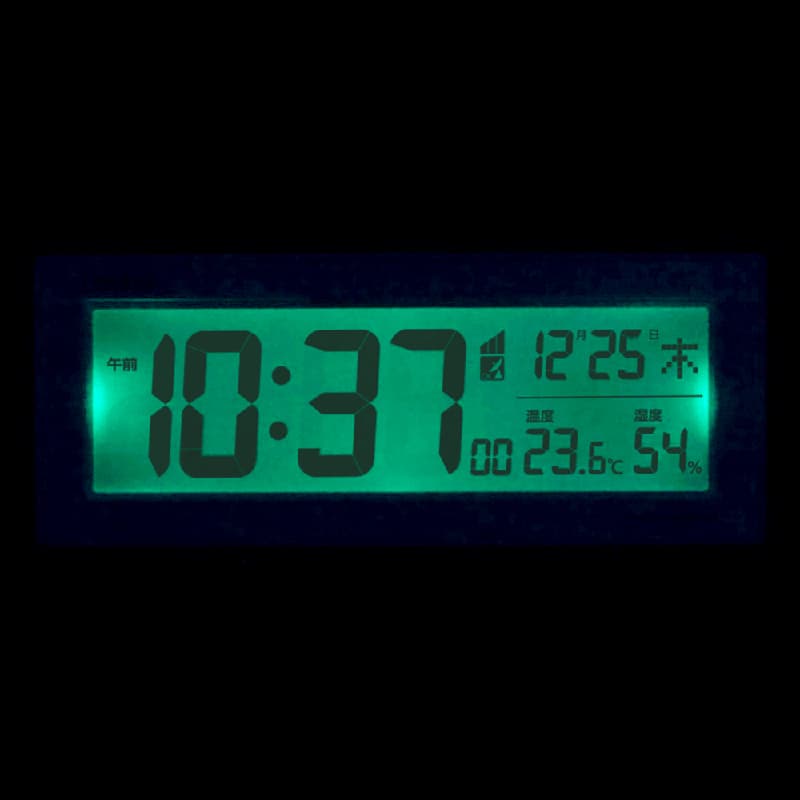 シチズン CITIZEN 電波 温度・湿度付き目覚まし時計 8RZ195-023