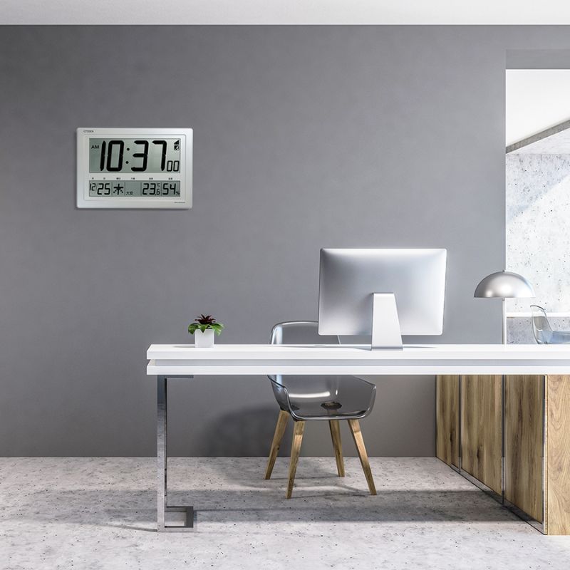 CITIZEN シチズン デジタル 電波 掛け置き兼用時計 8RZ239-003