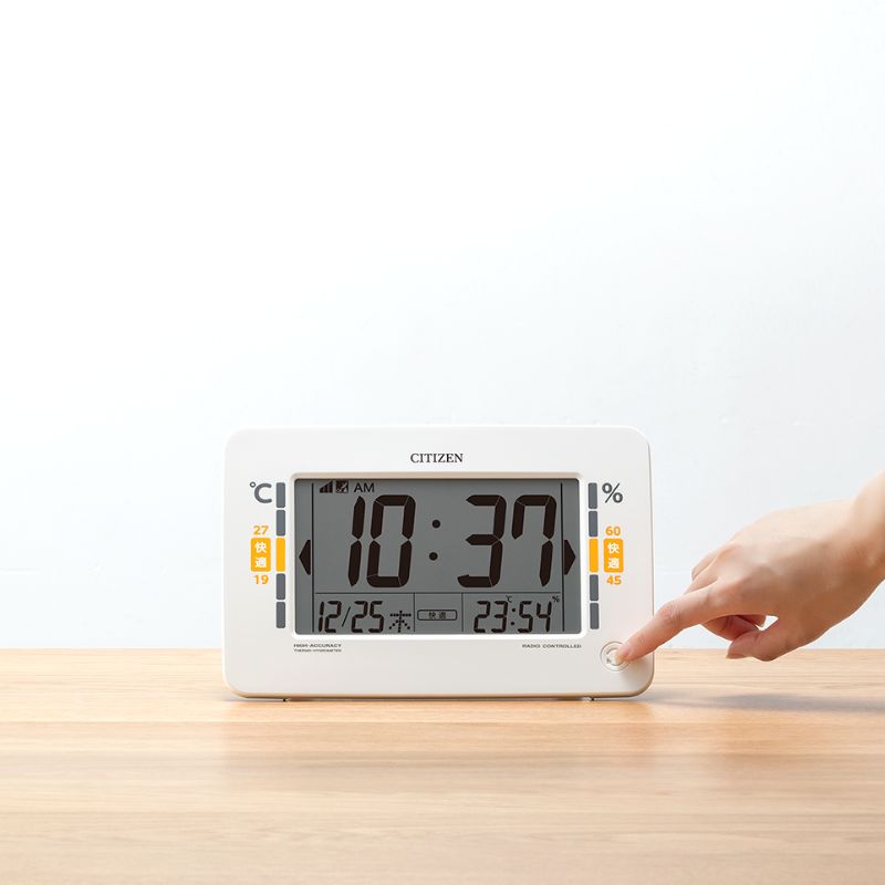 CITIZEN シチズン デジタル 電波 掛け置き兼用時計 8RZ240-003 – 正美