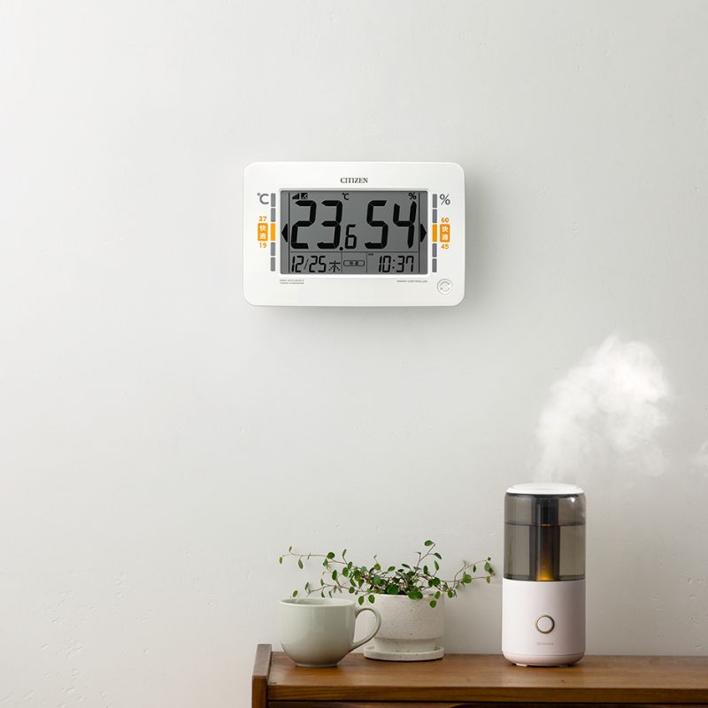 CITIZEN シチズン デジタル 電波 掛け置き兼用時計 8RZ240-003