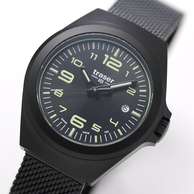 traser(トレーサー)　P59 Essential(エッセンシャル) S BLACK メッシュ　9031578　腕時計