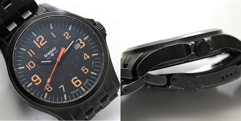 トレーサー（traser）/オフィサー・プロ/P67 Officer Pro GunMetal Black/Orange　9031581 腕時計