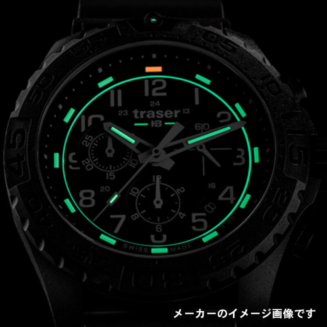 トレーサー/TRASER/OUTDOOR PIONEER(アウトドア パイオニア) P96 OdP Evolution クロノグラフ ブラック 腕時計