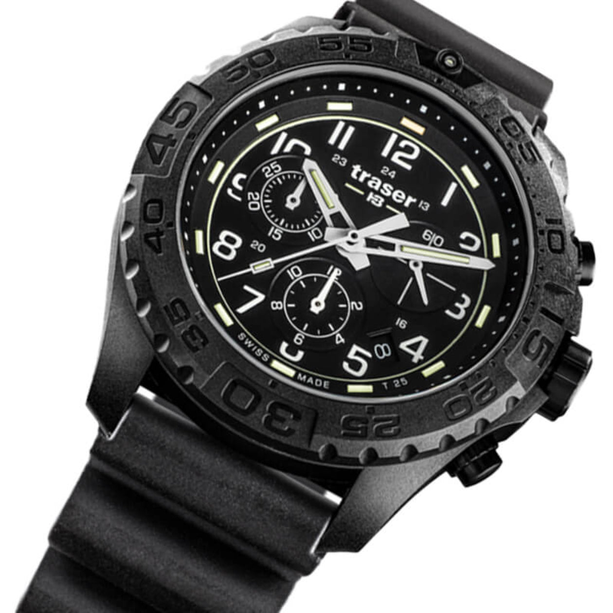 トレーサー/TRASER/OUTDOOR PIONEER(アウトドア パイオニア) P96 OdP Evolution クロノグラフ ブラック 腕時計