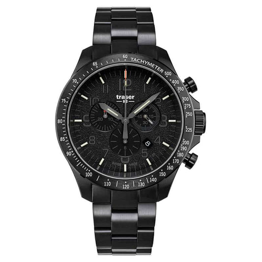 トレーサー/TRASER P67 Officer Pro Chrono(オフィサープロクロノ) 腕時計 ブラック 9031597