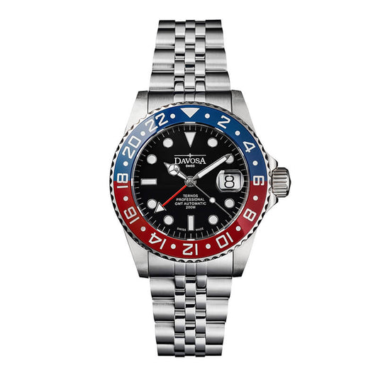 DAVOSA（ダボサ） Ternos Pro（テルノス プロ）TT GMT オートマティック/自動巻き/メンズ/ 161.571.06 腕時計 ブルー/レッド