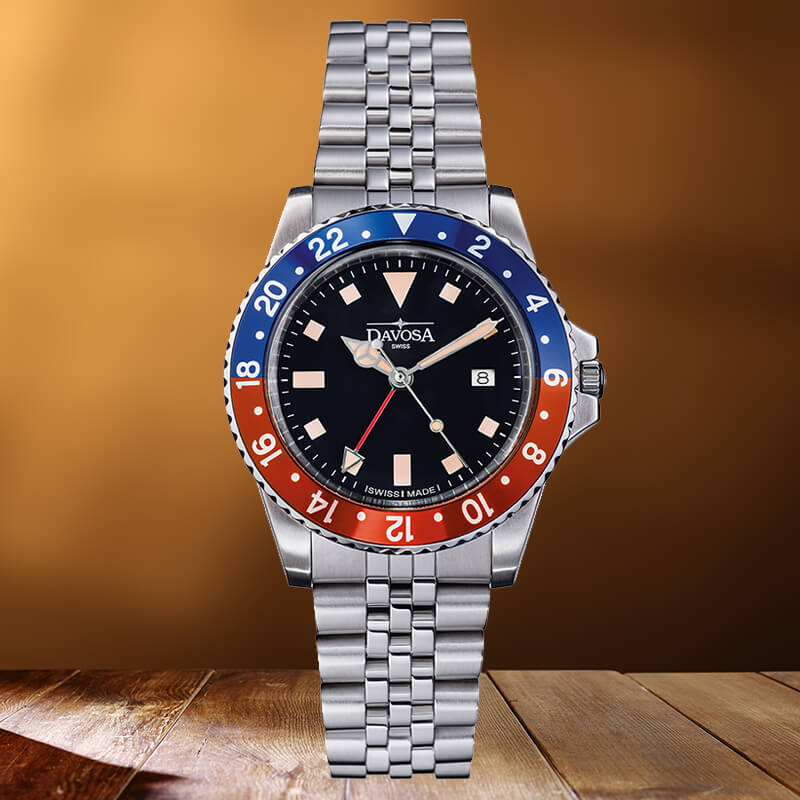 DAVOSA（ダボサ） Vintage Diver（ヴィンテージ ダイバー）/クォーツ/メンズ/腕時計 163.500.90