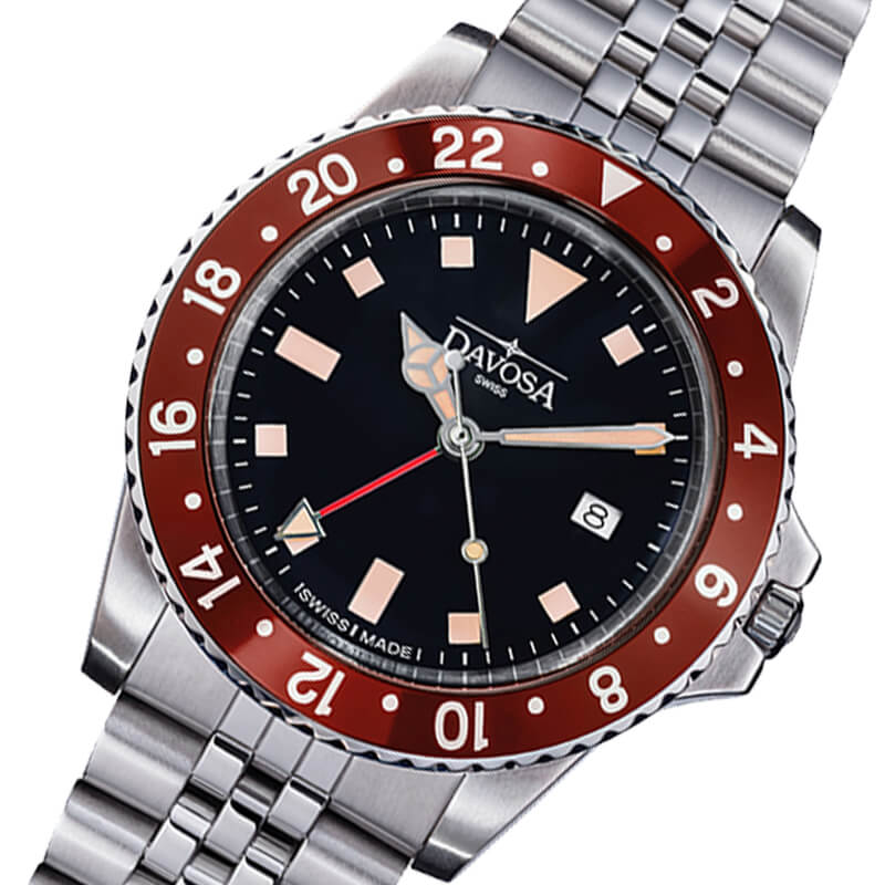 DAVOSA（ダボサ） Vintage Diver（ヴィンテージ ダイバー）/クォーツ/メンズ/腕時計 163.500.60