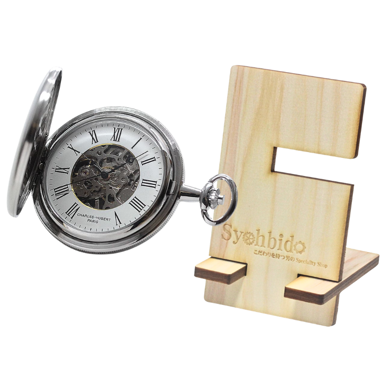 Charles-Hubert Manual Wind Pocket Watch 3789-W