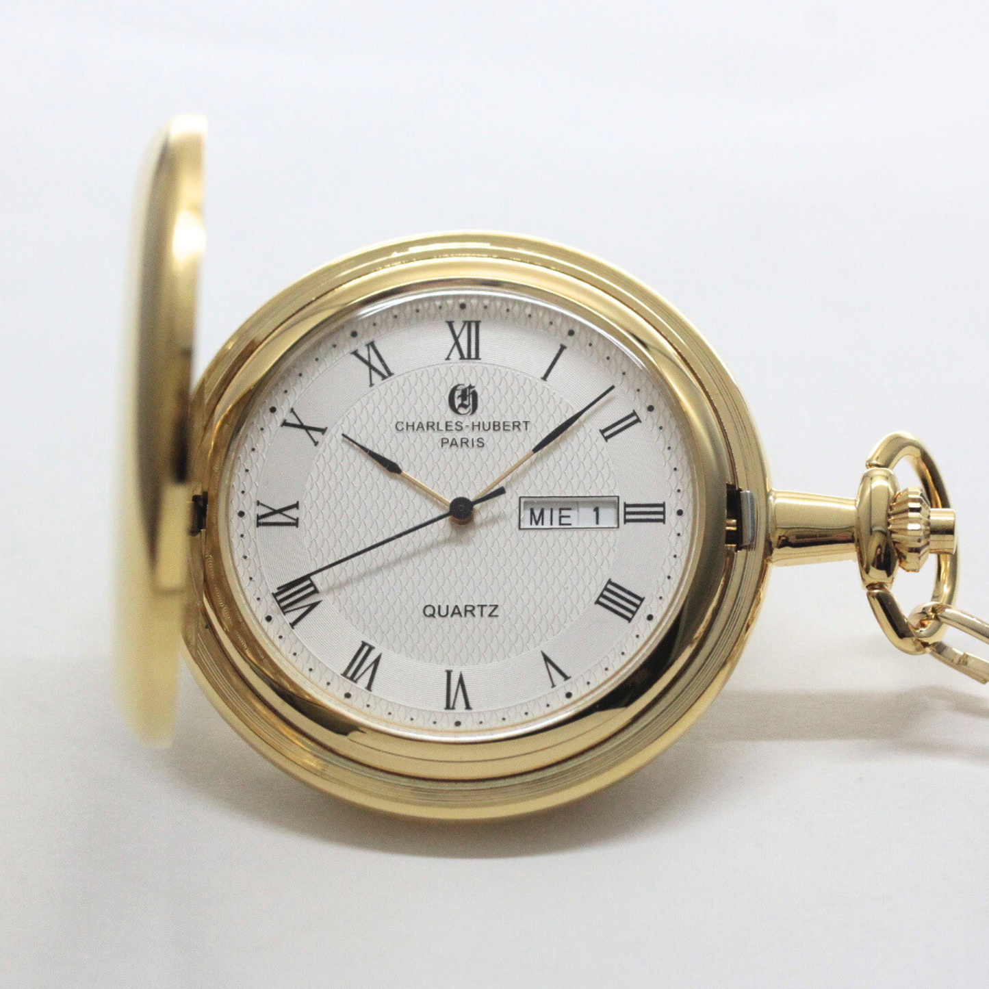 チャールズヒューバート（Charles-Hubert） 懐中時計 クォーツ式 3974-G