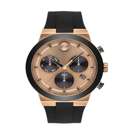 MOVADO(モバード) BOLD FUSION クォーツクロノグラフ 腕時計 ローズゴールド B3600854.8402R